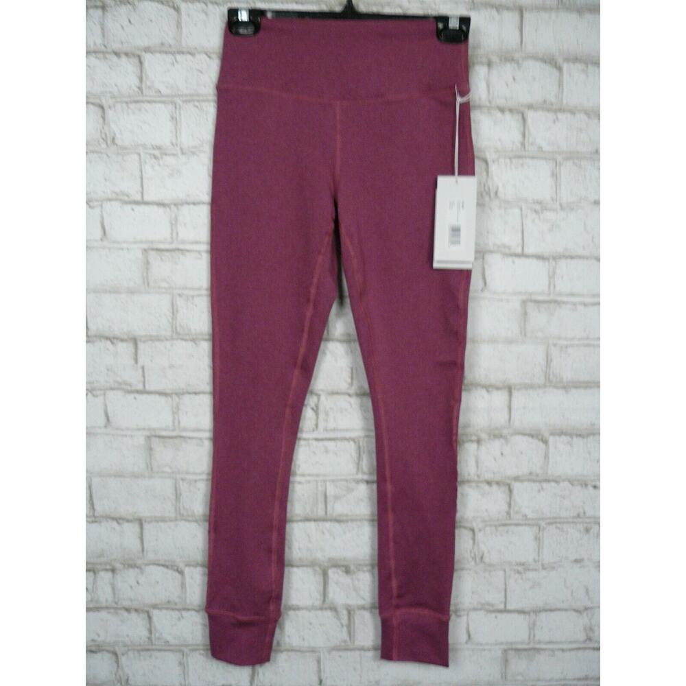 $108 Johnny Was Calme Pink Ease Space Dye High Waist Leggings XS NEW